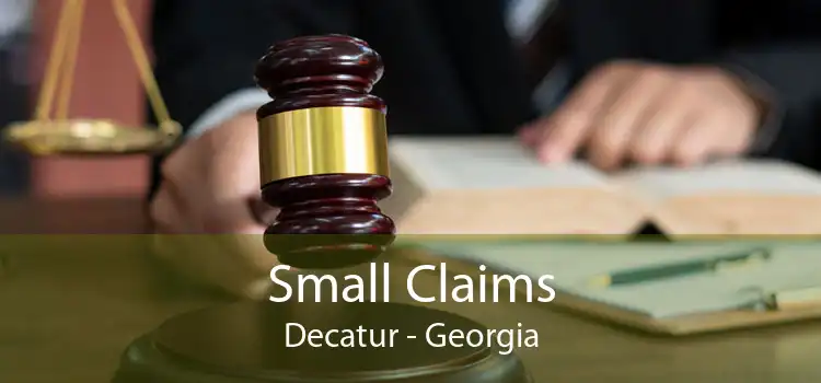 Small Claims Decatur - Georgia