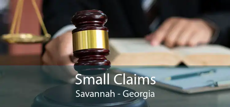 Small Claims Savannah - Georgia