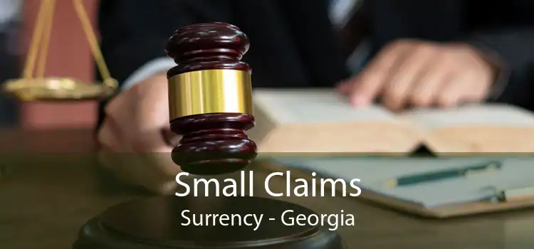 Small Claims Surrency - Georgia